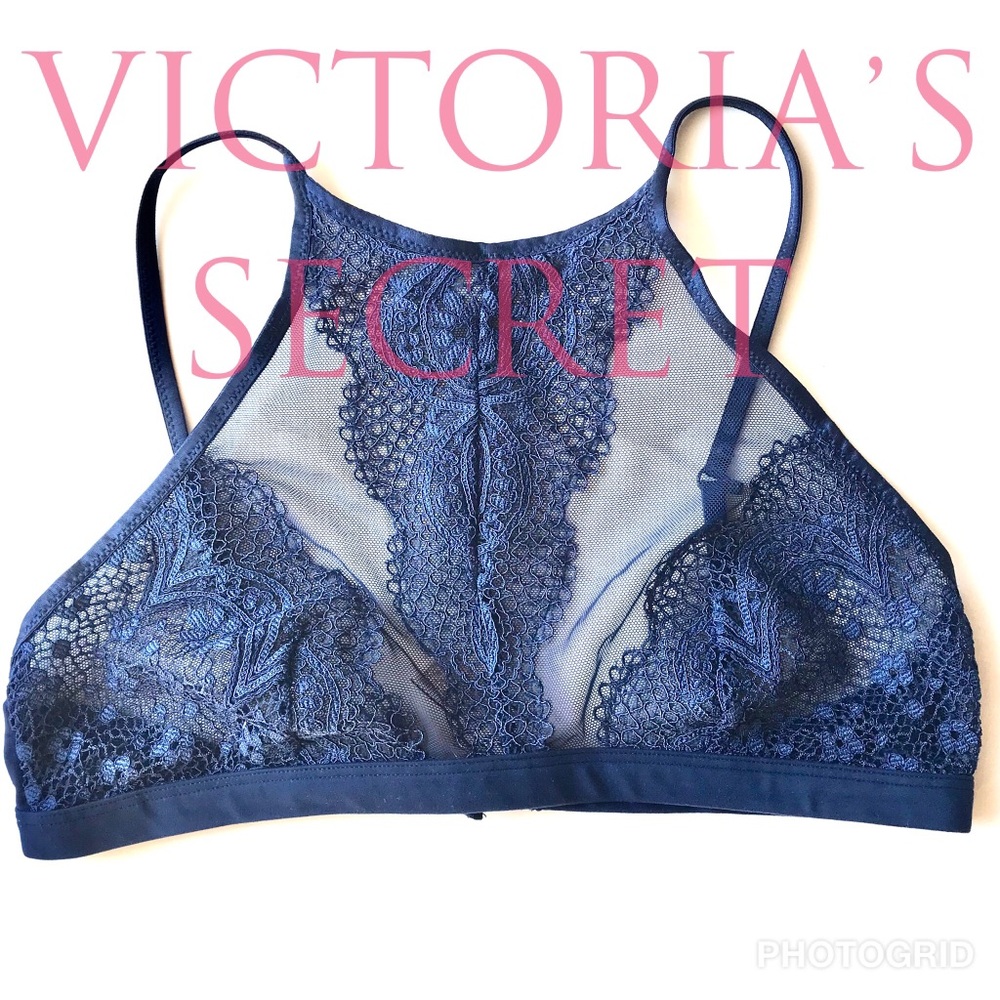 VS high-neck lace bralette - medium